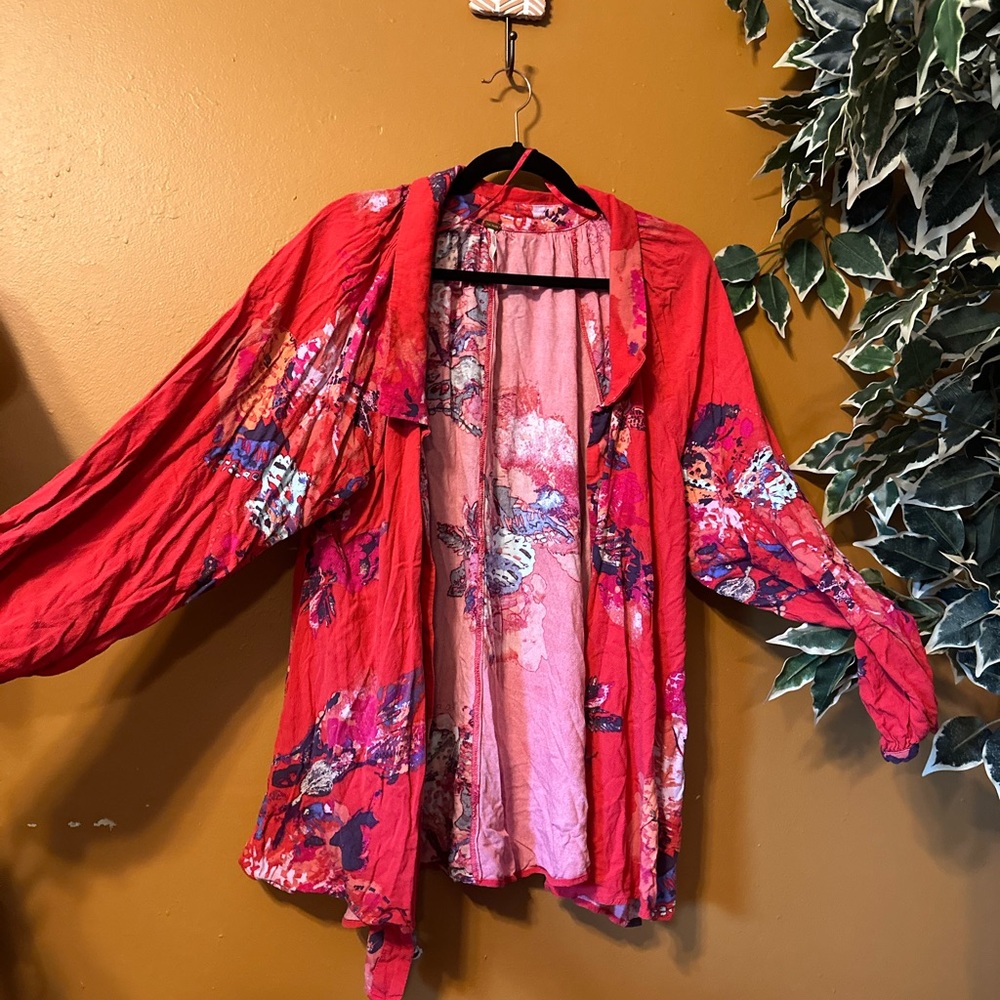 floral flowy blouse